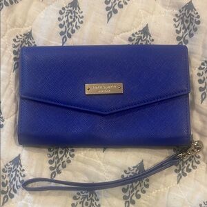 Kate Spade Blue Wristlet Clutch
